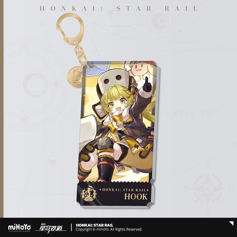 Honkai: Star Rail Destruction Path Character Acrylic Artwork Keychain