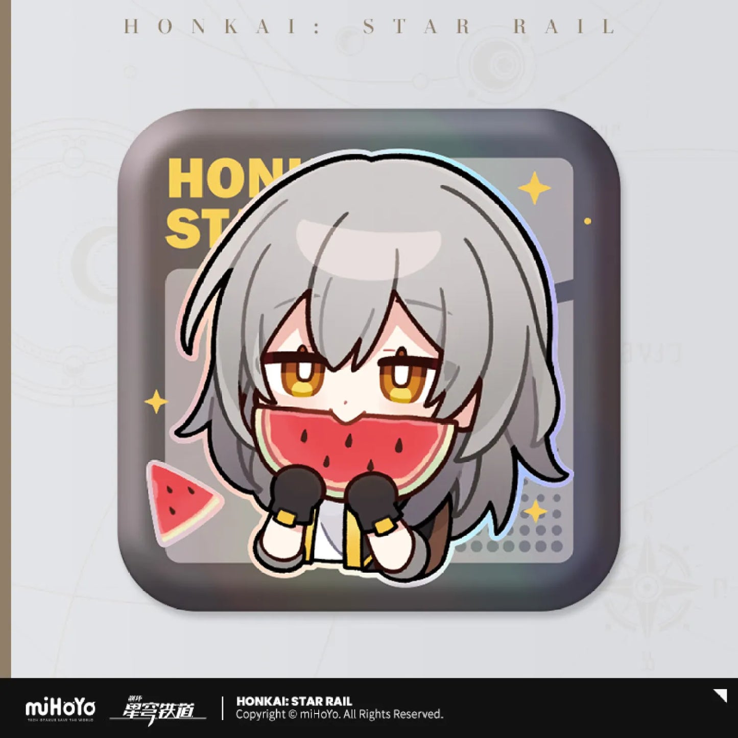 Honkai: Star Rail Pom-Pom's Exhibition Hall Series Square Tin Badge