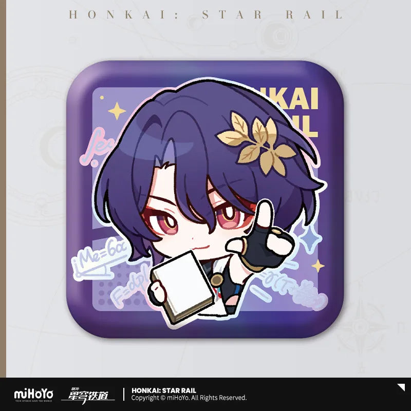 Honkai: Star Rail Pom-Pom's Exhibition Hall Series Square Tin Badge