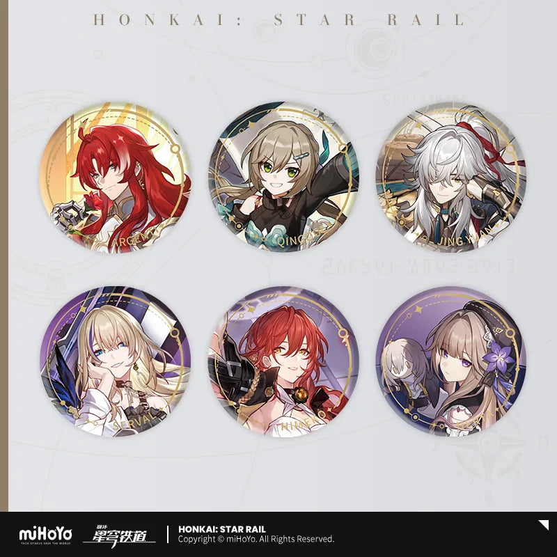 Honkai: Star Rail Erudition Path Character Artwork Tin Badge