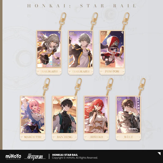 [Pre-Order]Honkai: Star Rail First Year Anniversary Series Acrylic Keychain