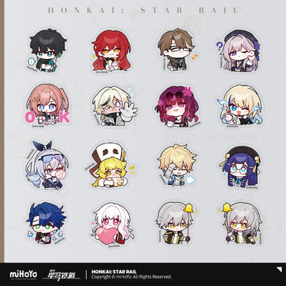 Honkai: Star Rail Pom-Pom's Exhibition Hall Series Sticker Pack of 16