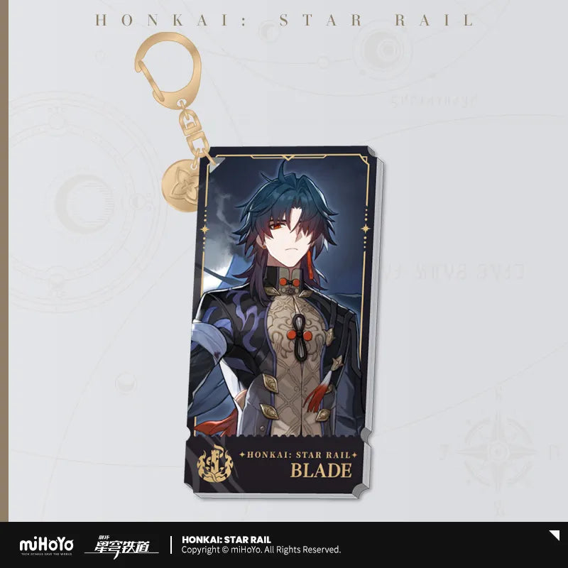 Honkai: Star Rail Destruction Path Character Acrylic Artwork Keychain