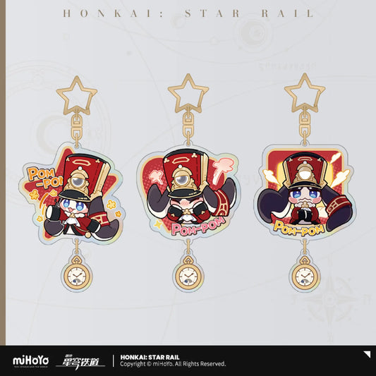 Honkai: Star Rail Pom-Pom's Exhibition Hall Series Pom-Pom Acrylic Keychain Pendant