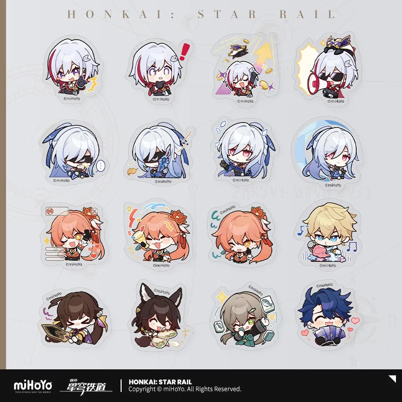 Honkai: Star Rail Pom-Pom's Exhibition Hall Series Sticker Pack of 16