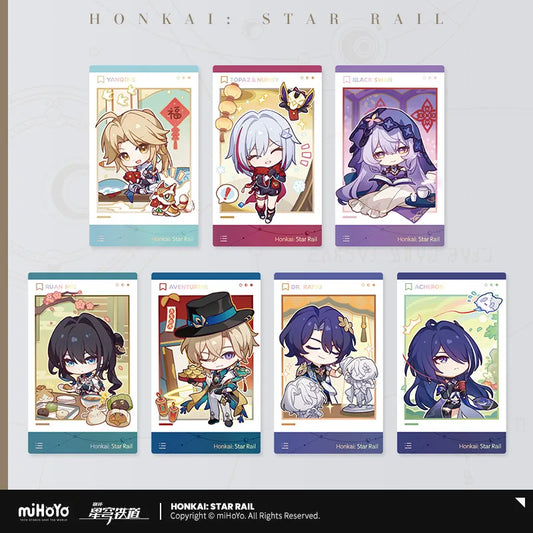 Honkai: Star Rail New Year Greetings Series Paper Card Set