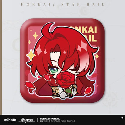 Honkai: Star Rail Pom-Pom's Exhibition Hall Series Square Tin Badge