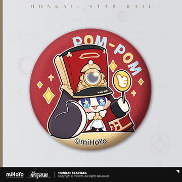 Honkai: Star Rail Pom-Pom's Exhibition Hall Series Pom-Pom Set of 3 Tin Badge