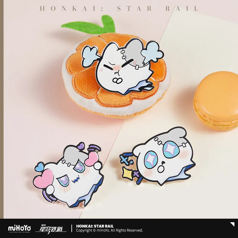 Honkai: Star Rail Wooo A Little Series Wubbaboo Metal Badge