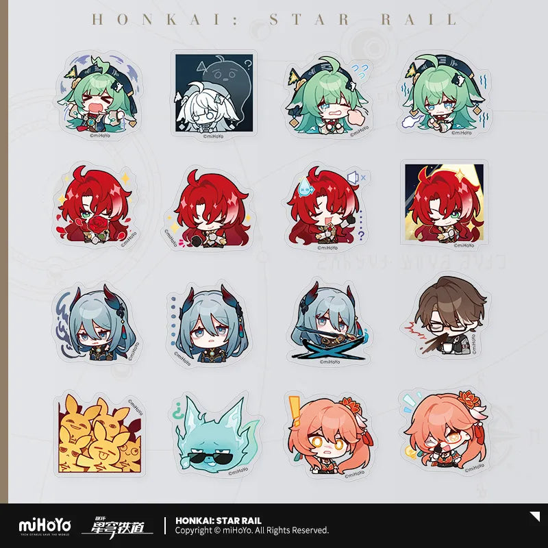 Honkai: Star Rail Pom-Pom's Exhibition Hall Series Sticker Pack of 16