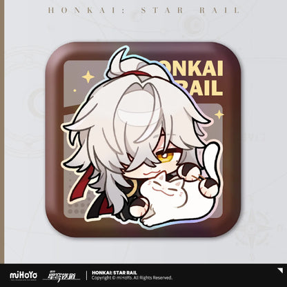 Honkai: Star Rail Pom-Pom's Exhibition Hall Series Square Tin Badge