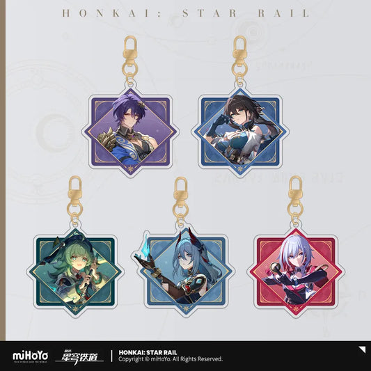 Honkai: Star Rail Interstellar Journey Series Acrylic Keychain Pendant