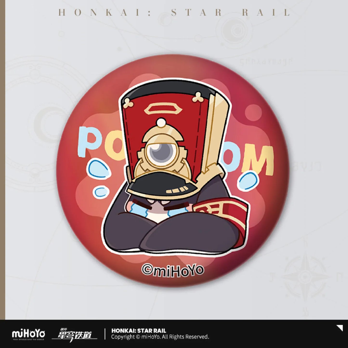 Honkai: Star Rail Pom-Pom's Exhibition Hall Series Pom-Pom Set of 3 Tin Badge