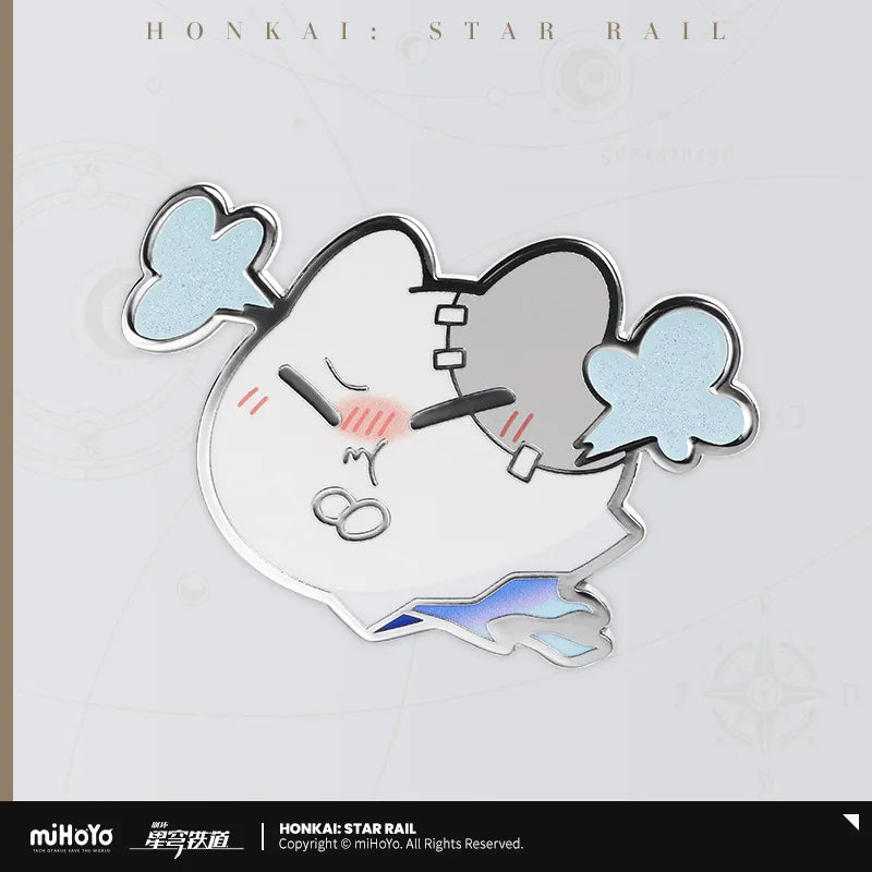 Honkai: Star Rail Wooo A Little Series Wubbaboo Metal Badge