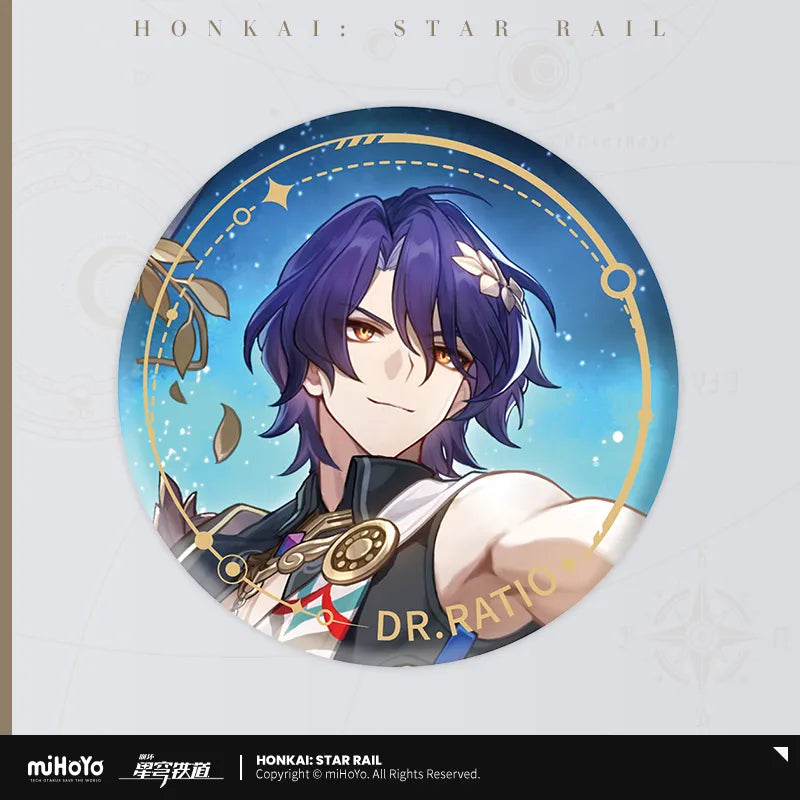 Honkai: Star Rail Hunt Path Character Tin Badge