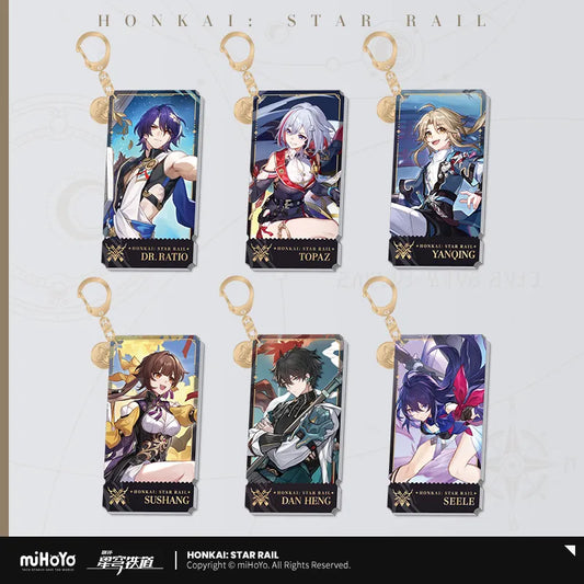 Honkai: Star Rail Hunt Path Character Acrylic Artwork Keychain