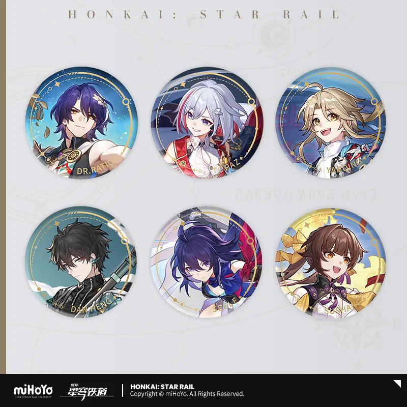 Honkai: Star Rail Hunt Path Character Tin Badge