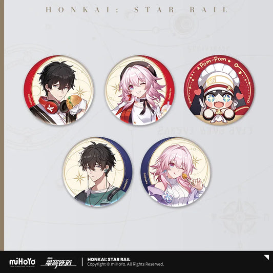 Honkai: Star Rail Delicious Sailing Series Tin Badge