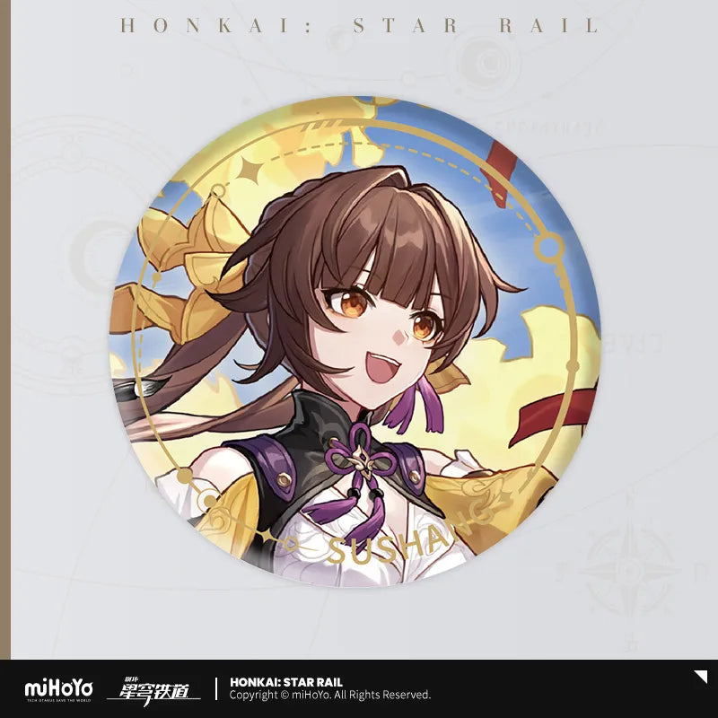 Honkai: Star Rail Hunt Path Character Tin Badge