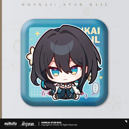 Honkai: Star Rail Pom-Pom's Exhibition Hall Series Square Tin Badge