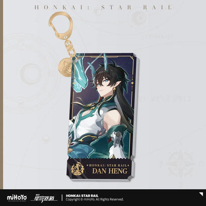 Honkai: Star Rail Destruction Path Character Acrylic Artwork Keychain