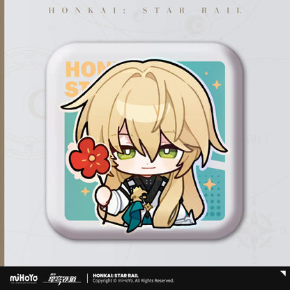 Honkai: Star Rail Pom-Pom's Exhibition Hall Series Square Tin Badge