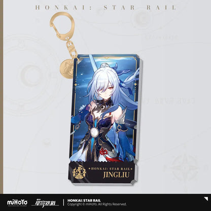 Honkai: Star Rail Destruction Path Character Acrylic Artwork Keychain