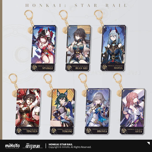 Honkai: Star Rail Harmony Path Character Acrylic Artwork Keychain