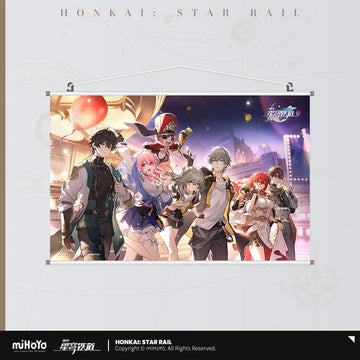 [Pre-Order]Honkai: Star Rail First Year Anniversary Series Tapestry Hanger Poster Scroll