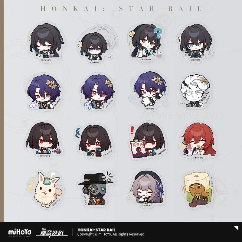 Honkai: Star Rail Pom-Pom's Exhibition Hall Series Sticker Pack of 16