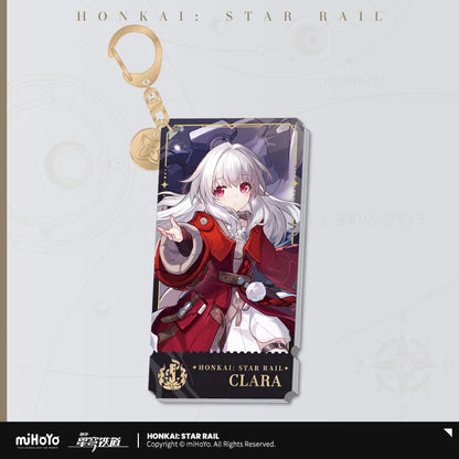 Honkai: Star Rail Destruction Path Character Acrylic Artwork Keychain