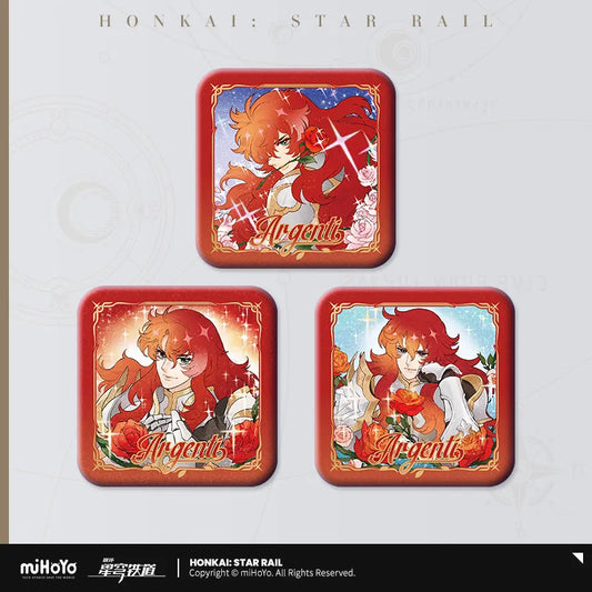 Honkai: Star Rail Unparalleled Beauty Series Argenti Tin Badge