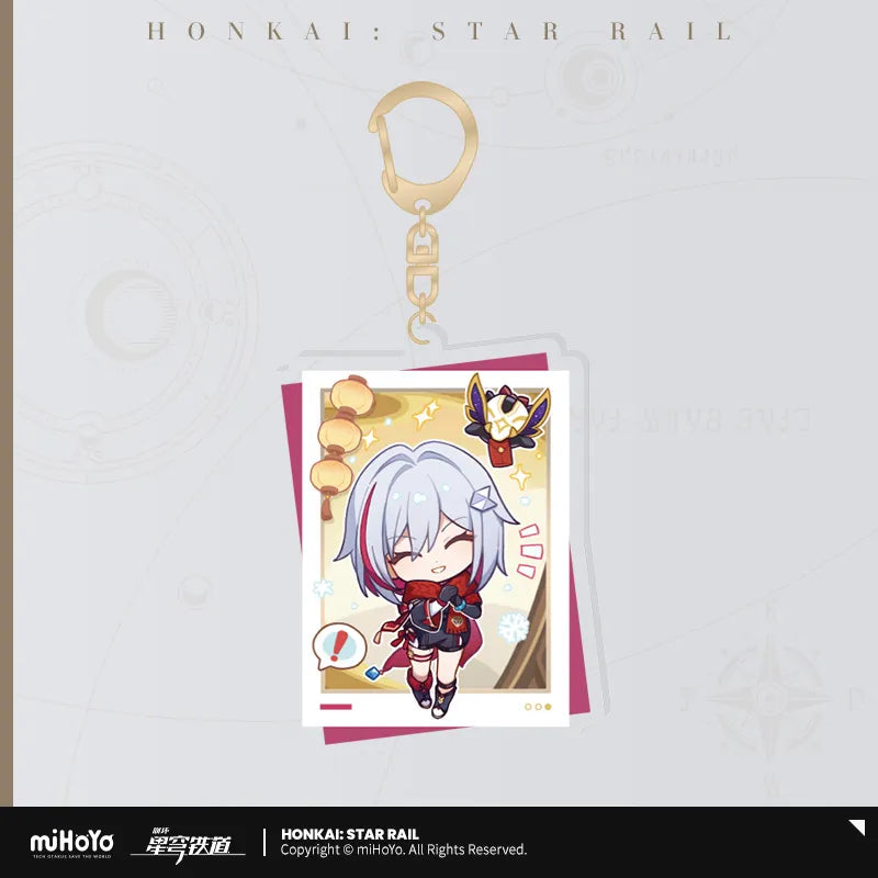 Honkai: Star Rail New Year Greetings Series Acrylic Keychain Pendant