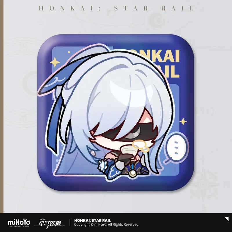 Honkai: Star Rail Pom-Pom's Exhibition Hall Series Square Tin Badge