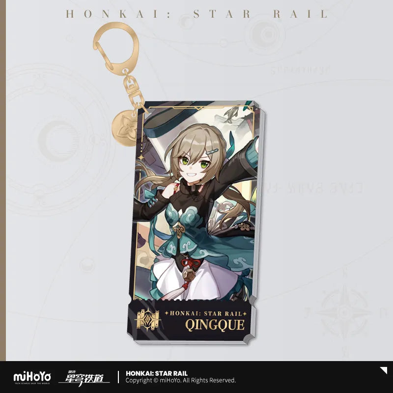 Honkai: Star Rail Erudition Path Character Acrylic Artwork Keychain