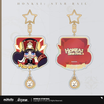 Honkai: Star Rail Pom-Pom's Exhibition Hall Series Pom-Pom Acrylic Keychain Pendant