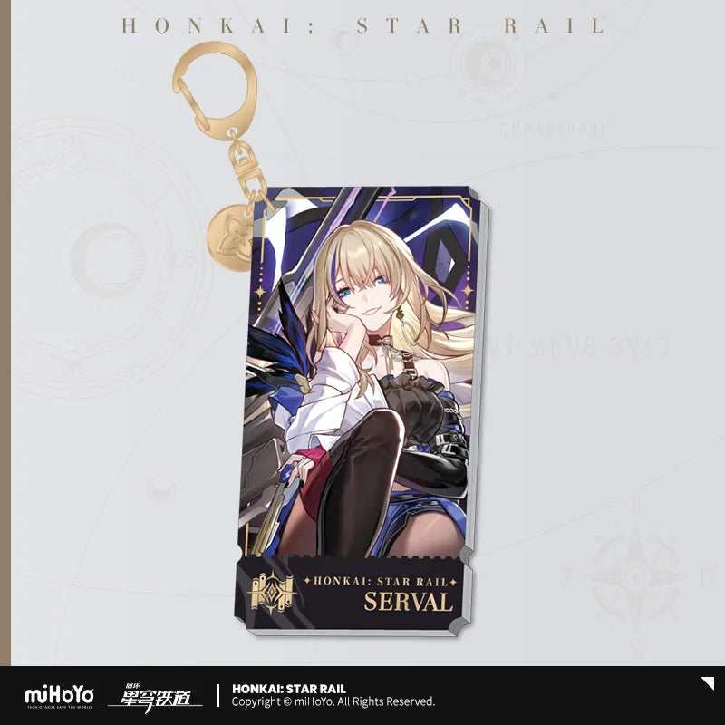 Honkai: Star Rail Erudition Path Character Acrylic Artwork Keychain