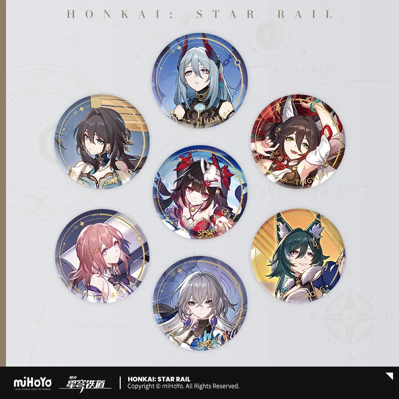 Honkai: Star Rail Harmony Path Character Artwork Tin Badge