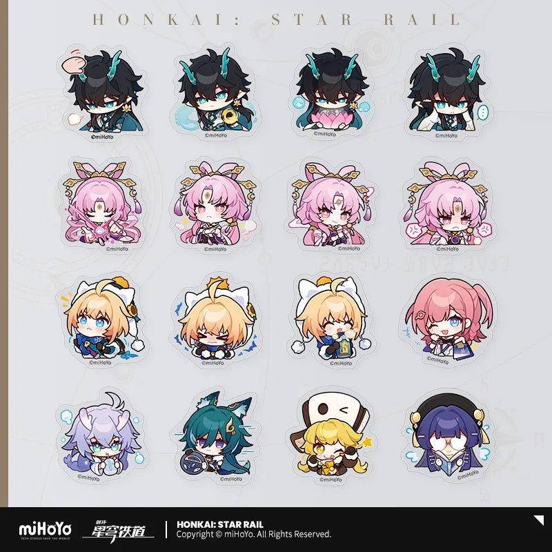 Honkai: Star Rail Pom-Pom's Exhibition Hall Series Sticker Pack of 16