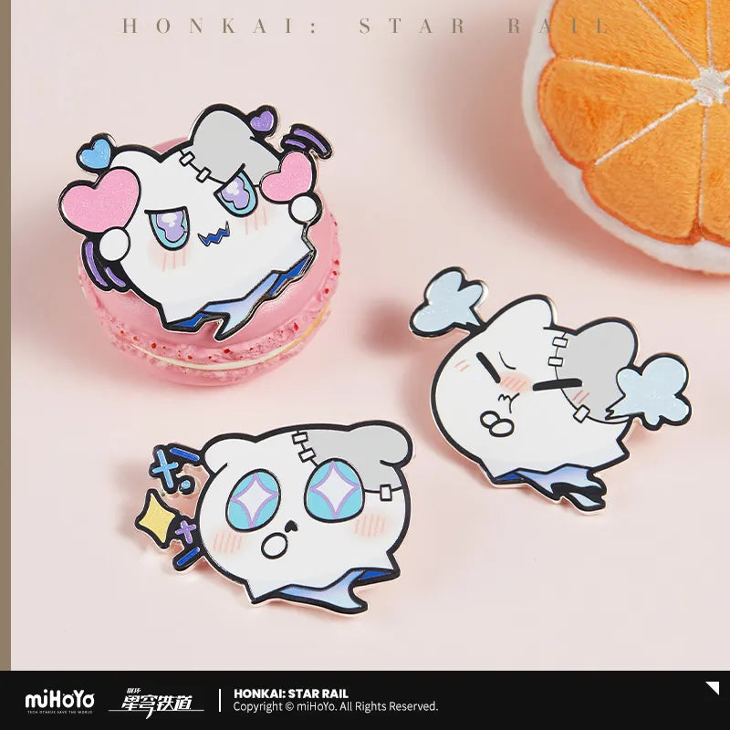 Honkai: Star Rail Wooo A Little Series Wubbaboo Metal Badge