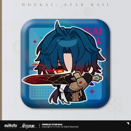 Honkai: Star Rail Pom-Pom's Exhibition Hall Series Square Tin Badge