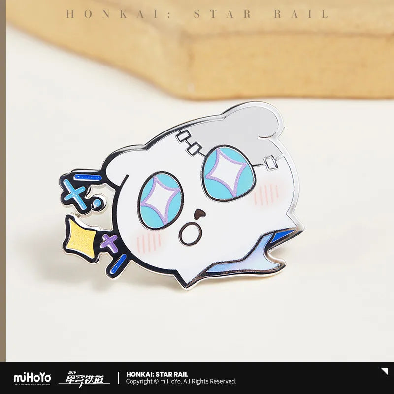 Honkai: Star Rail Wooo A Little Series Wubbaboo Metal Badge