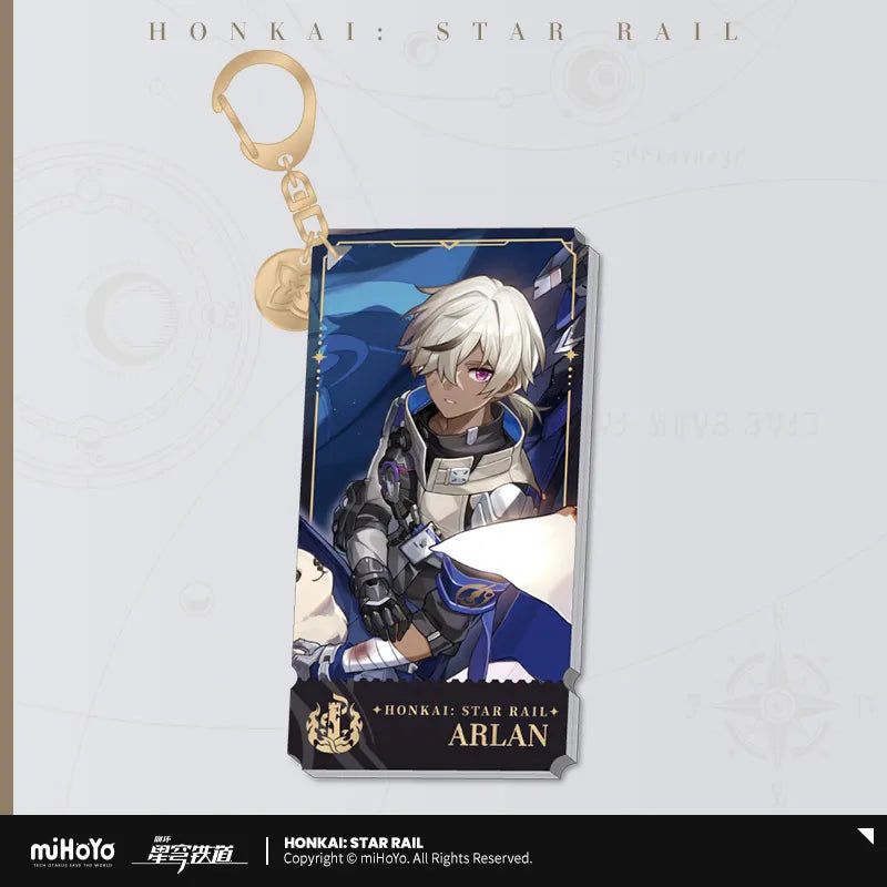 Honkai: Star Rail Destruction Path Character Acrylic Artwork Keychain