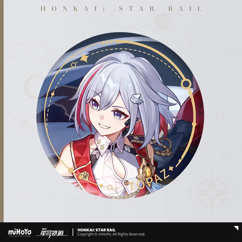 Honkai: Star Rail Hunt Path Character Tin Badge