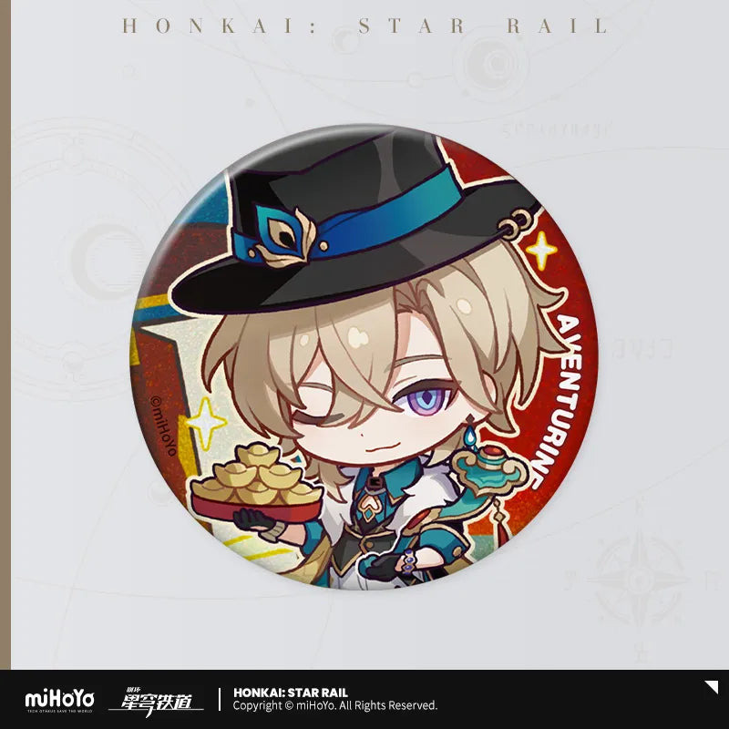 Honkai: Star Rail New Year Greetings Series Tin Badge