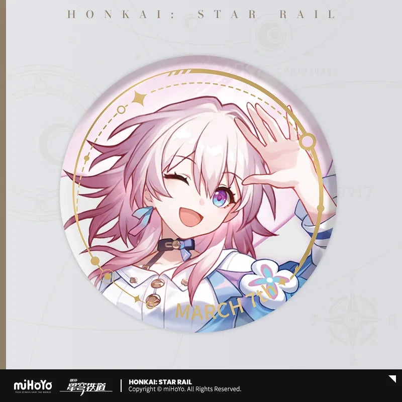 Honkai: Star Rail Preservation Path Character Artwork Tin Badge
