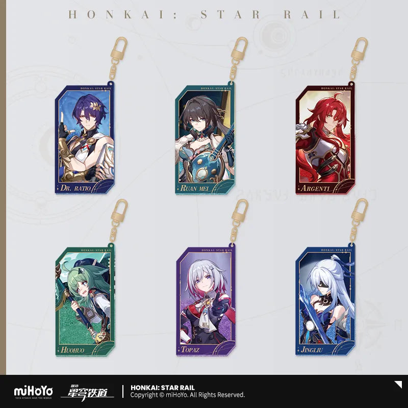 Honkai: Star Rail All-Stars Invite Series Acrylic Keychain Pendant