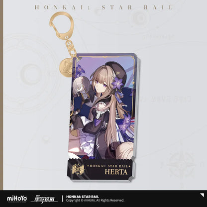 Honkai: Star Rail Erudition Path Character Acrylic Artwork Keychain