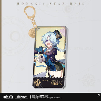 Honkai: Star Rail Destruction Path Character Acrylic Artwork Keychain